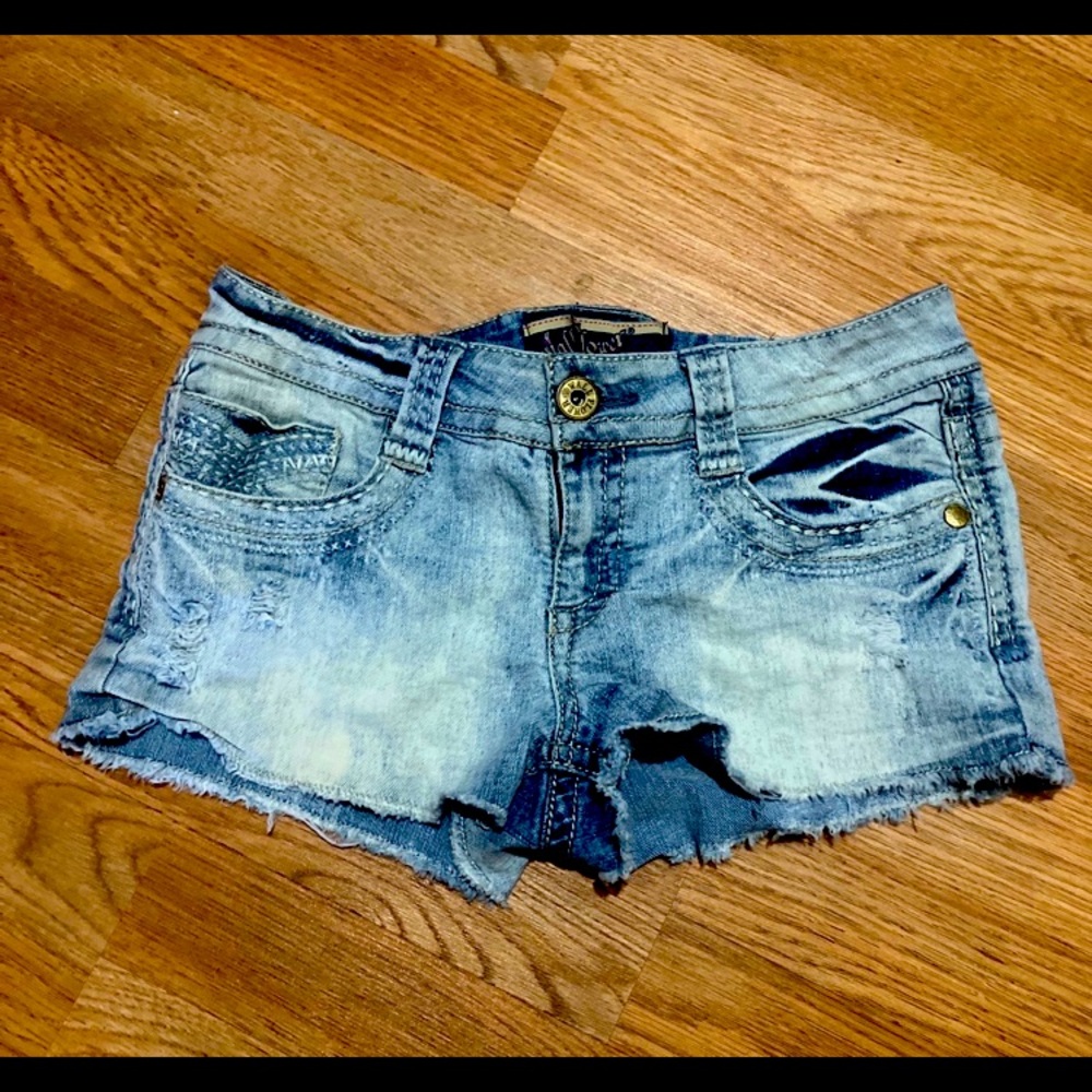 Wallflower Denim Blue Women's Shorts 7